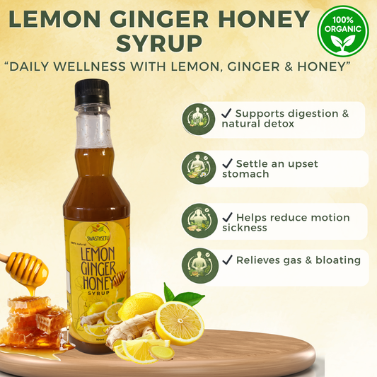 Lemon Ginger Honey Syrup (500ml)
