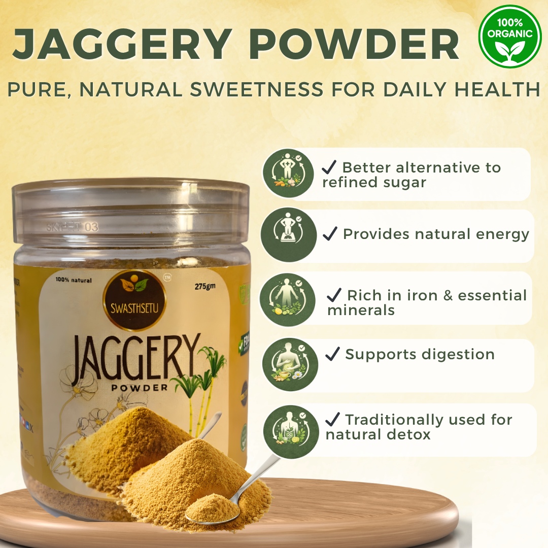 Natural Jaggery Powder (Gud Powder 275gm)