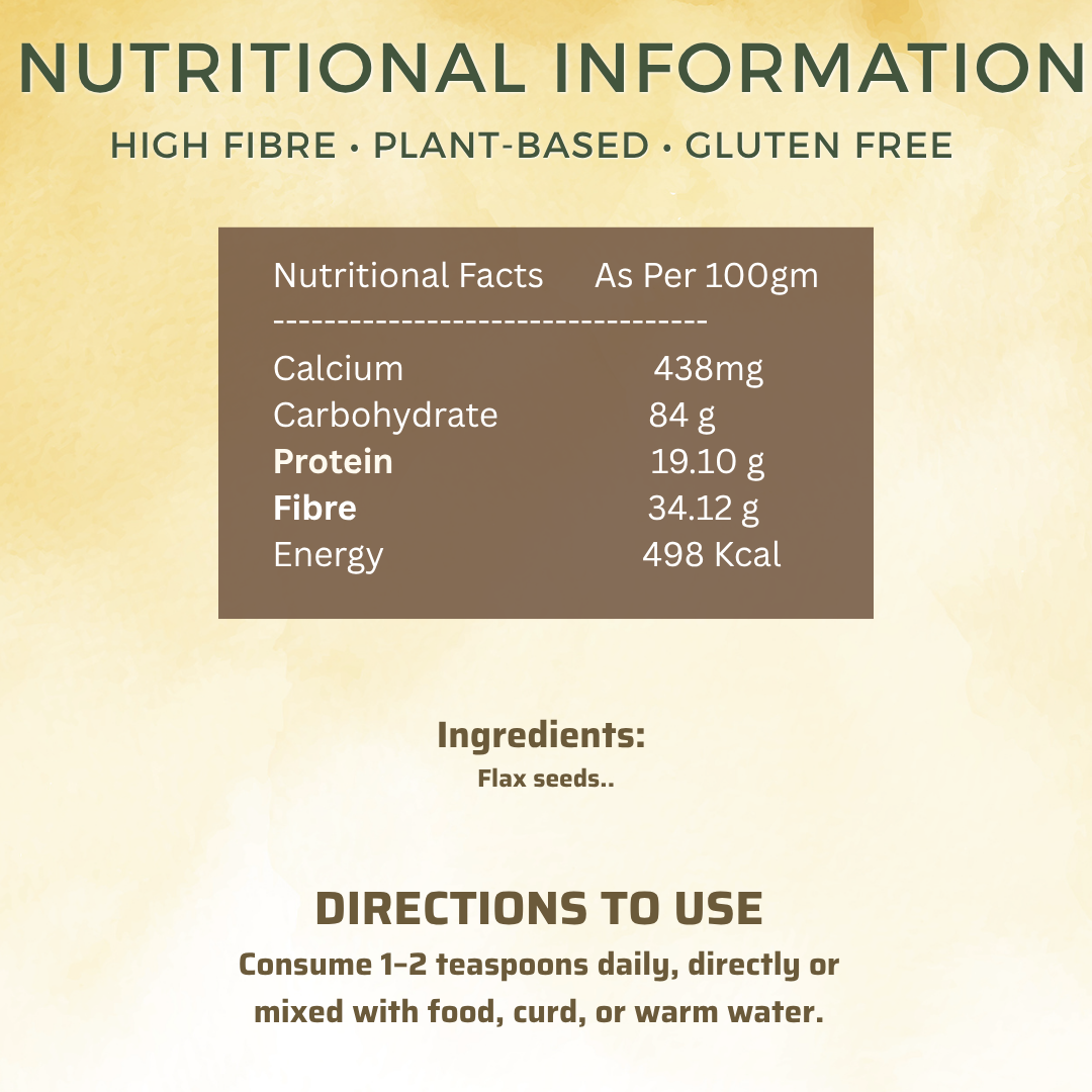 Roasted Flax Seeds (200g)