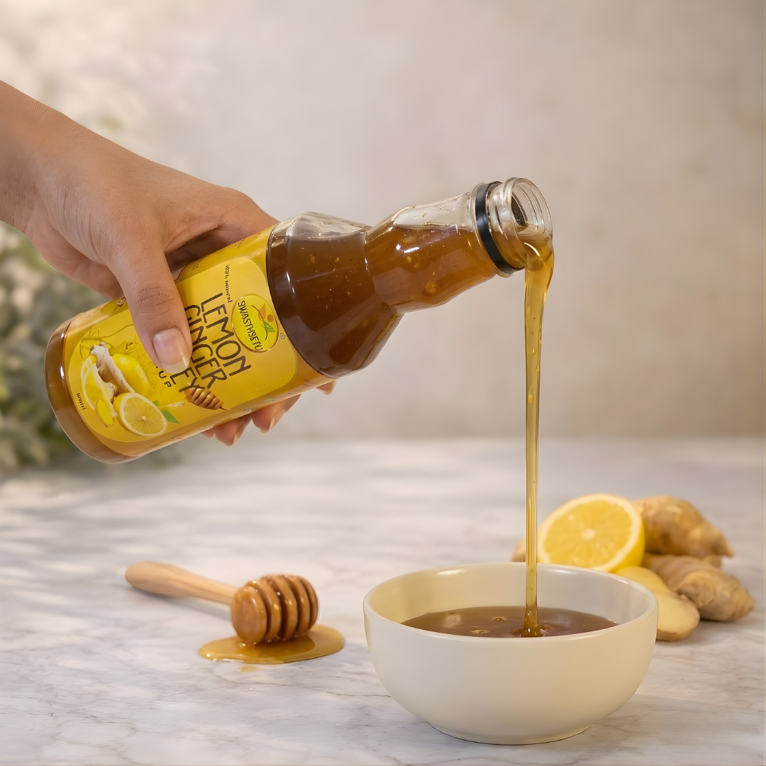 Lemon Ginger Honey Syrup (500ml)