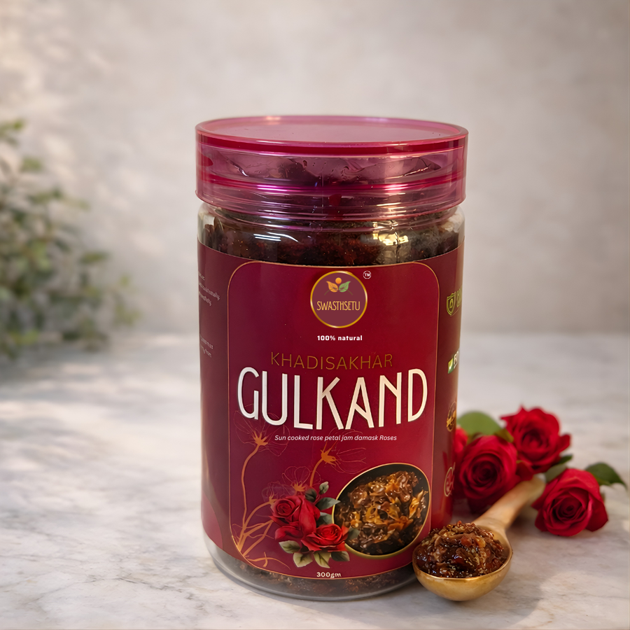 Traditional Khadi Sakhar Gulkand (300gm)